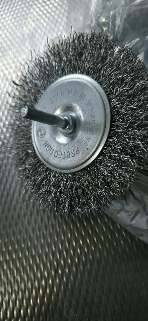 Staalborstel 110mm voor boormachine of slijptol, Ophalen of Verzenden, Nieuw