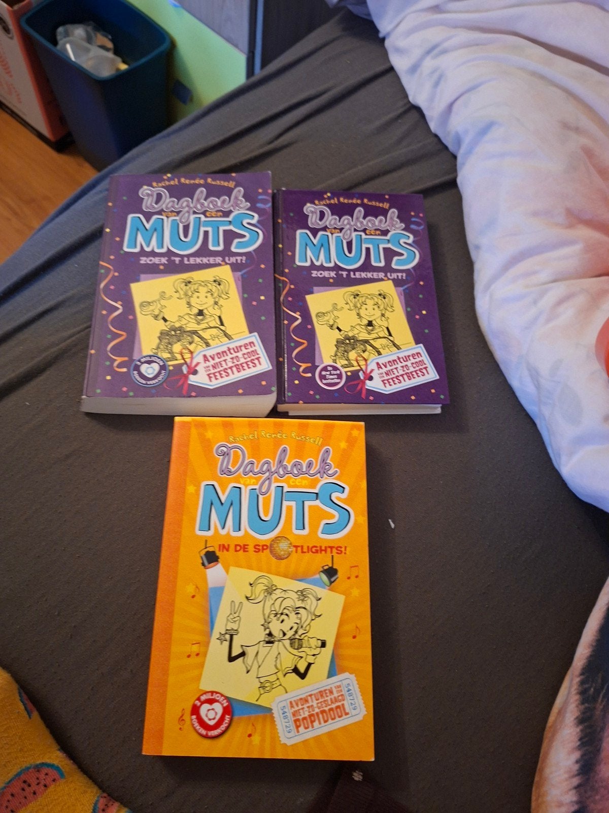 Dagboek van een Muts boeken - 3 delen, Boeken, Gelezen, Rachel Renée Russell, Ophalen of Verzenden, Fictie