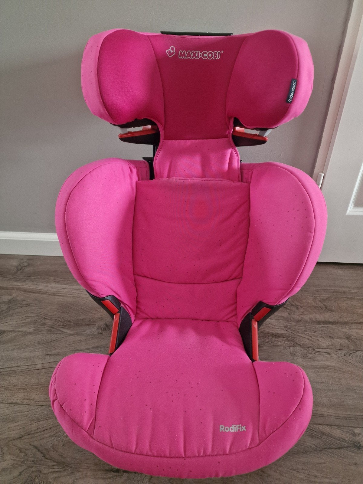 Maxi cosi rodifix autostoel roze, isofix, Ophalen, Gebruikt, 15 t/m 36 kg, Isofix