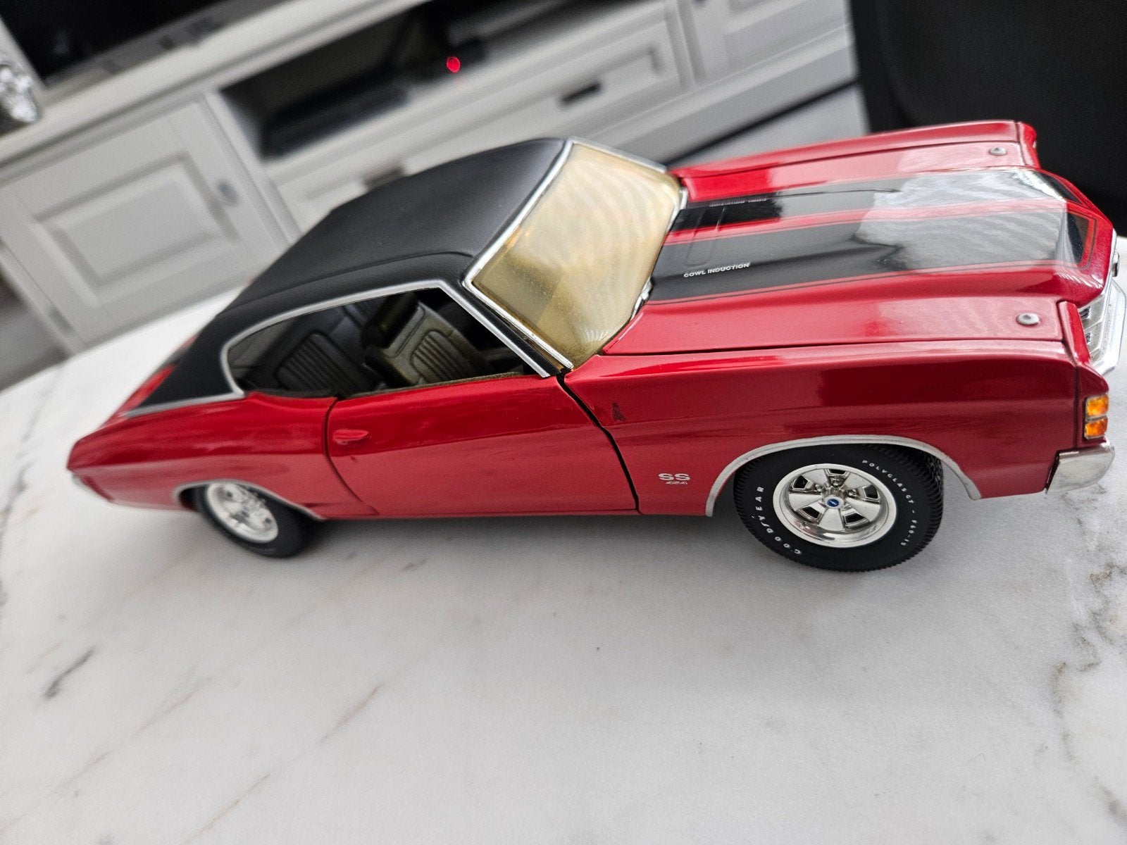 Maisto 1971 Chevrolet Chevelle SS 454 schaalmodel 1:18, Ophalen of Verzenden, Zo goed als nieuw