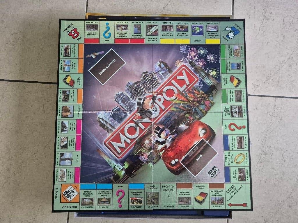 Monopoly van Dam tot Dom, Hobby en Vrije tijd, Gezelschapsspellen | Bordspellen, Ophalen of Verzenden, Gebruikt, Parker