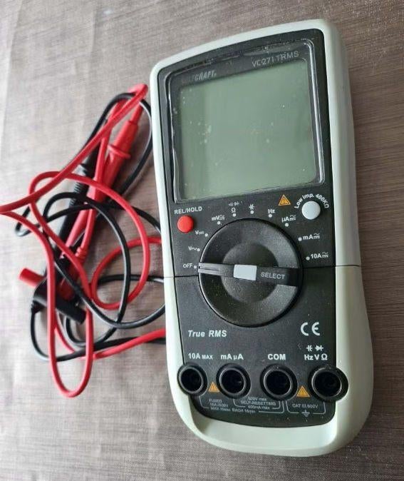 Voltcraft Multimeter Digitaal VC271, Ophalen of Verzenden, Zo goed als nieuw, Multimeter