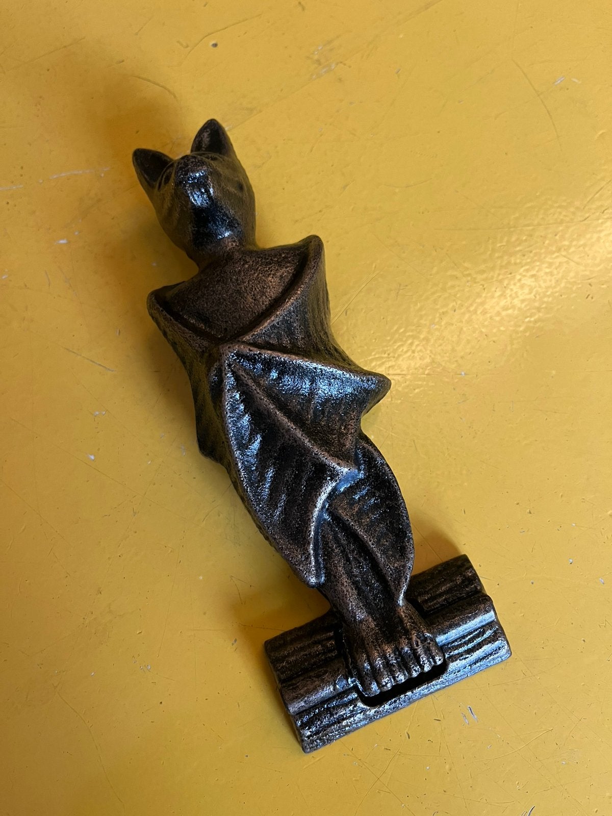 Gietijzeren deurklopper vleermuis, Ophalen of Verzenden, Nieuw