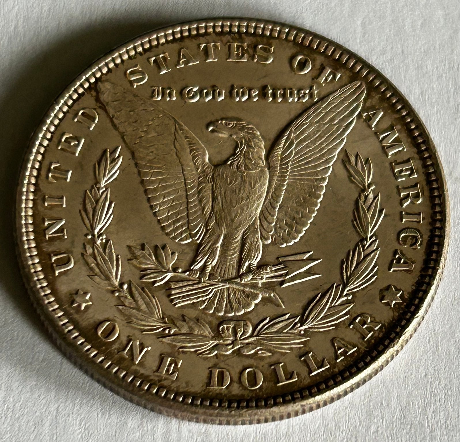 Prachtige Zilveren Morgan Dollar 1885 (Philadelphia), Ophalen of Verzenden, Noord-Amerika, Zilver