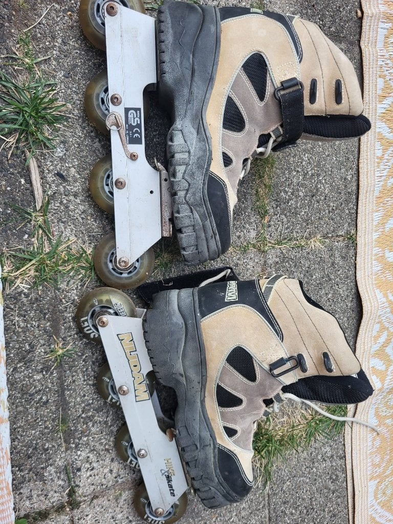 Inline skates (maat 41), Ophalen, Gebruikt, Dames, Inline skates 4 wielen