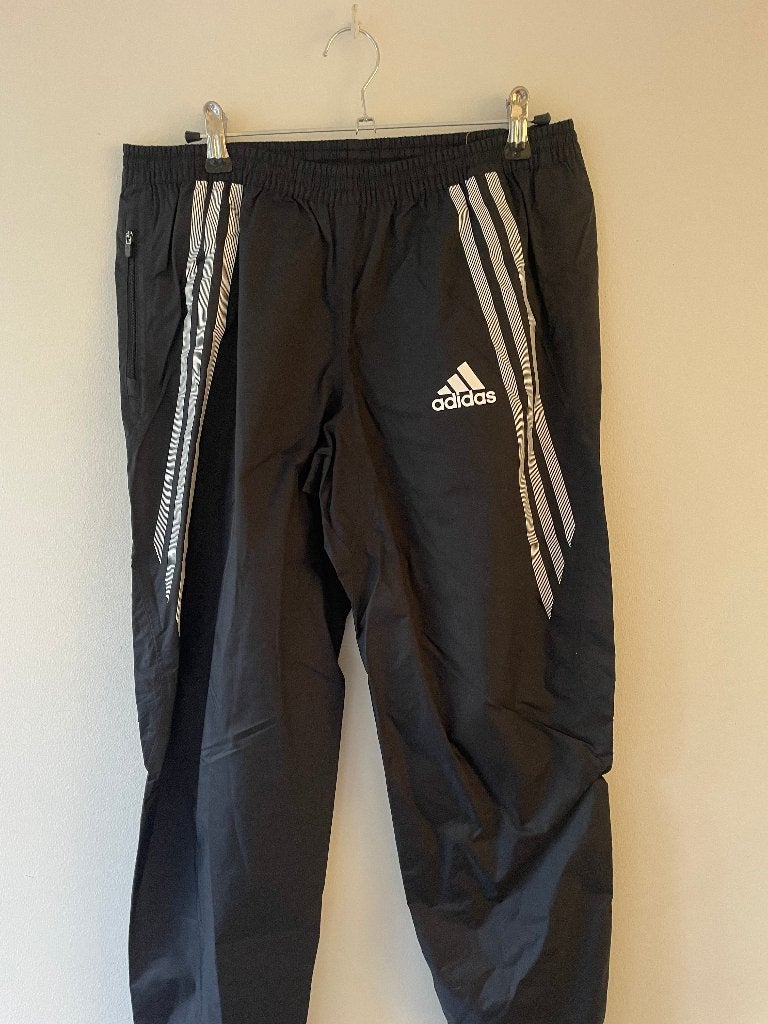 Adidas Rain- Windpant, Zwart, Nieuw, Ophalen of Verzenden, Adidas
