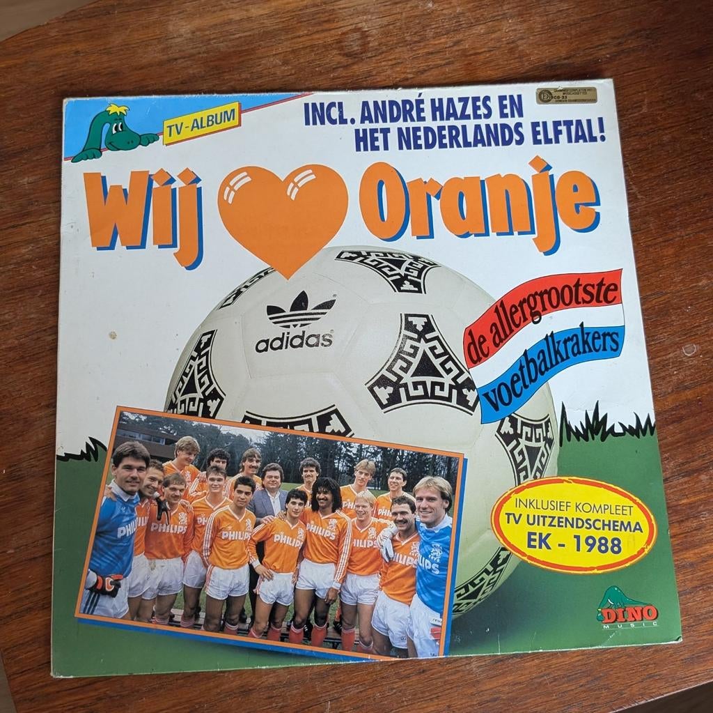 Wij Houden van Oranje TV-Album EK 1988 Vinyl, Cd's en Dvd's, Ophalen of Verzenden, Gebruikt
