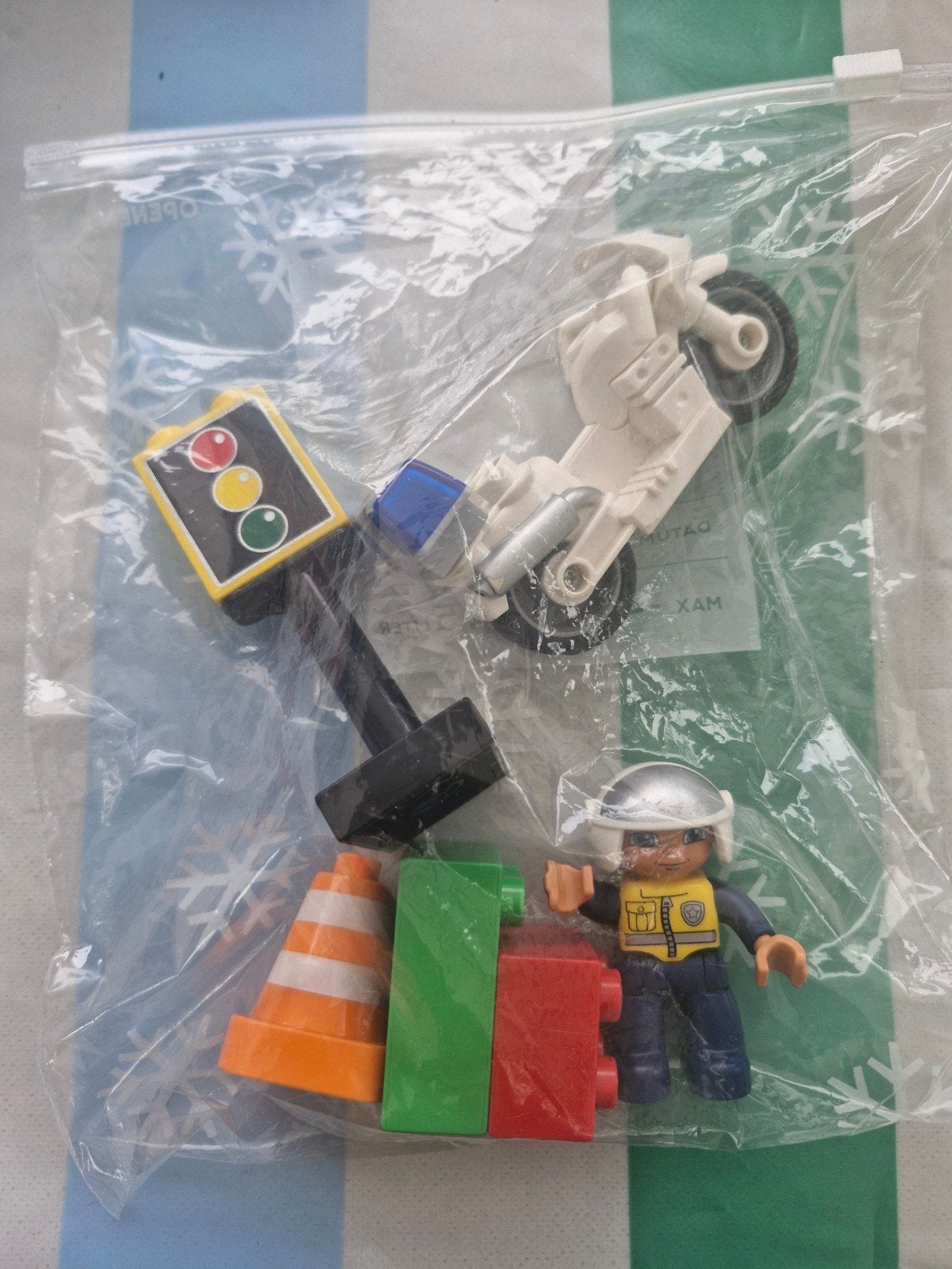 Duplo 5679 politie motor, Ophalen of Verzenden