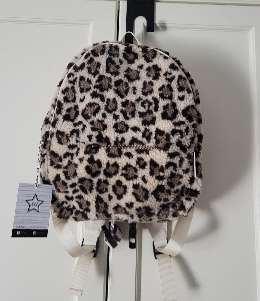Nieuw! Your Wishes rugzak, teddy, panterprint, Overige merken, 25 tot 40 cm, Nieuw, Ophalen of Verzenden