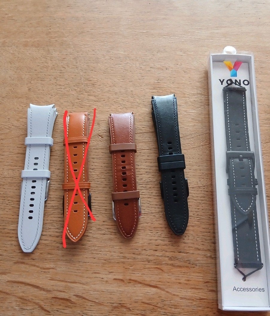 Horlogebandjes 20 en 22 mm., Ophalen of Verzenden, Nieuw, Overige materialen, Polshorloge