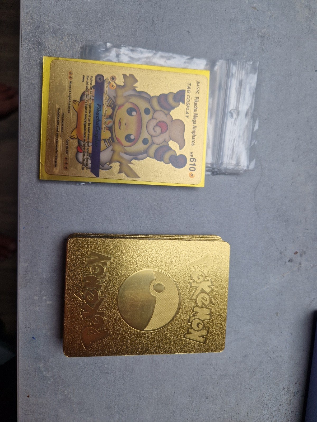Gouden Pokémon kaarten - Diverse karakters, Ophalen of Verzenden, Nieuw, Meerdere kaarten, Foil
