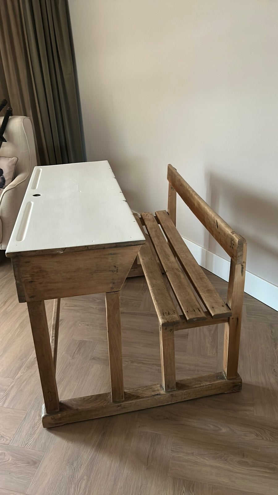 Schoolbank, Ophalen, Zo goed als nieuw, Tafel(s)