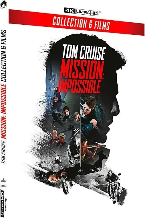 Mission Impossible 1-6 boxset 4K UHD Blu-Ray FR NLO Sealed, Ophalen of Verzenden, Nieuw in verpakking, Actie, Boxset