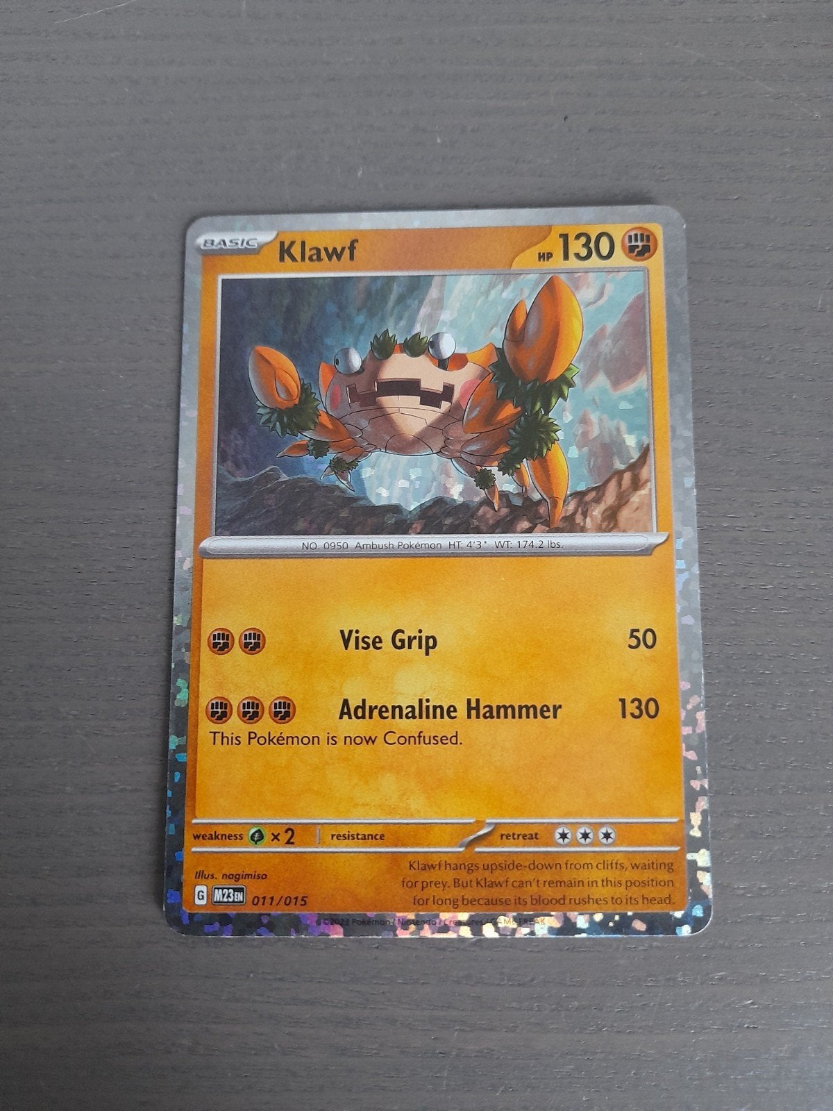 mcdonalds promo 011/015 klawf holo, Ophalen of Verzenden, Gebruikt, Losse kaart, Foil