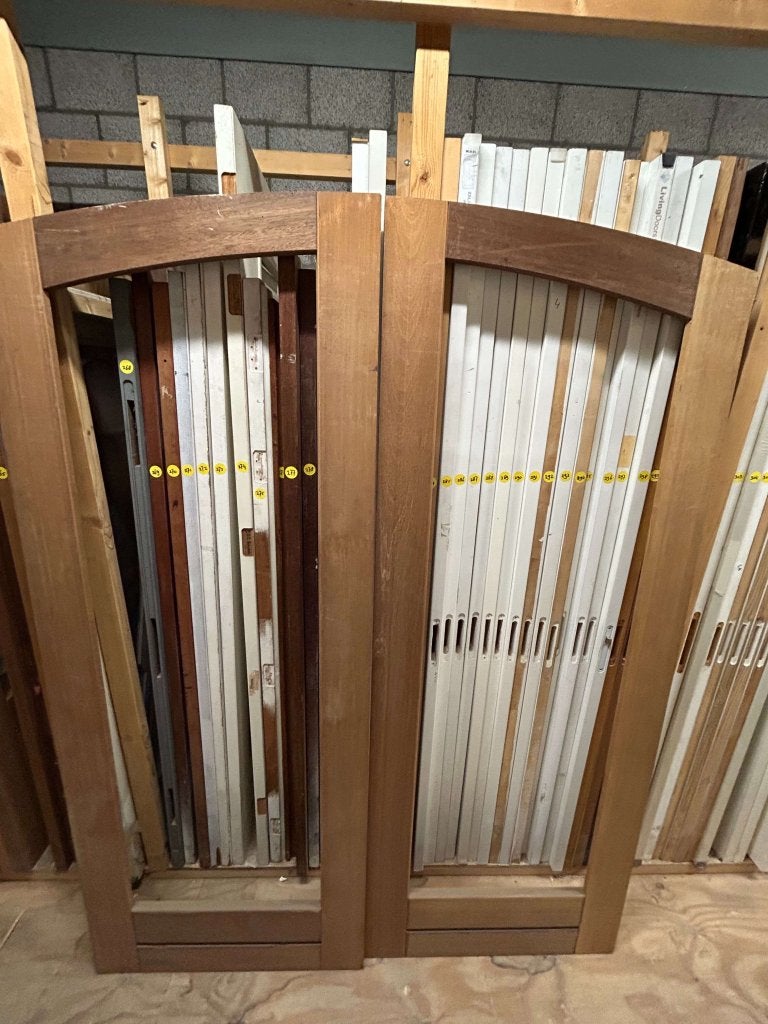 Deur buitendeur set stomp (nummer 261 en 262) 174 x 255cm, 120 cm of meer, Niet ingevuld, Nieuw, Buitendeur