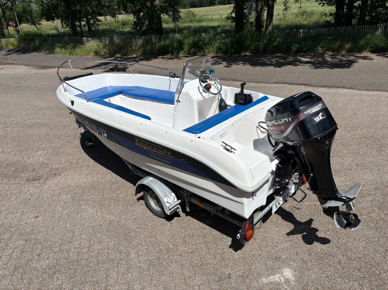 Prachtige Topcraft 440 Millennium console incl 30 pk., Ophalen, 30 tot 50 pk, Topcraft, Buitenboordmotor