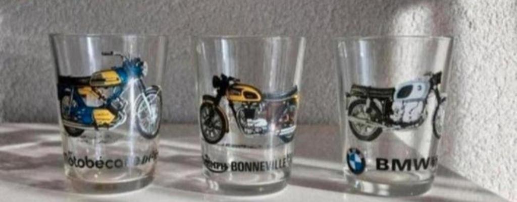 Drie glazen BMW, Triumph en Motobecane, Ophalen of Verzenden, Zo goed als nieuw, Overige typen