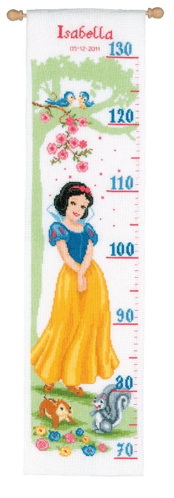 Borduurpakket Groeimeter Sneeuwitje 70929, ., Nieuw, Ophalen of Verzenden, .