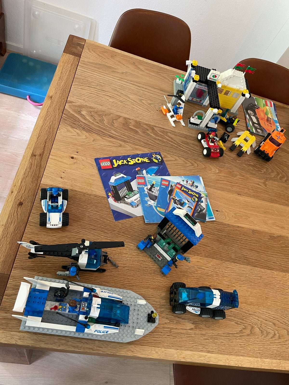 Lego City en Jack Stone sets - Politie en voertuigen, Lego, Ophalen of Verzenden, Complete set, Inclusief instructies