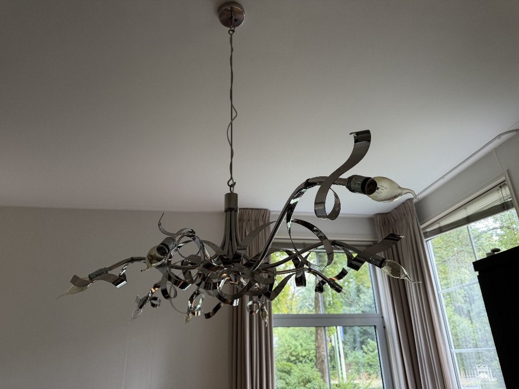 Jacco maris hanglamp 8 arm chroom, Ophalen