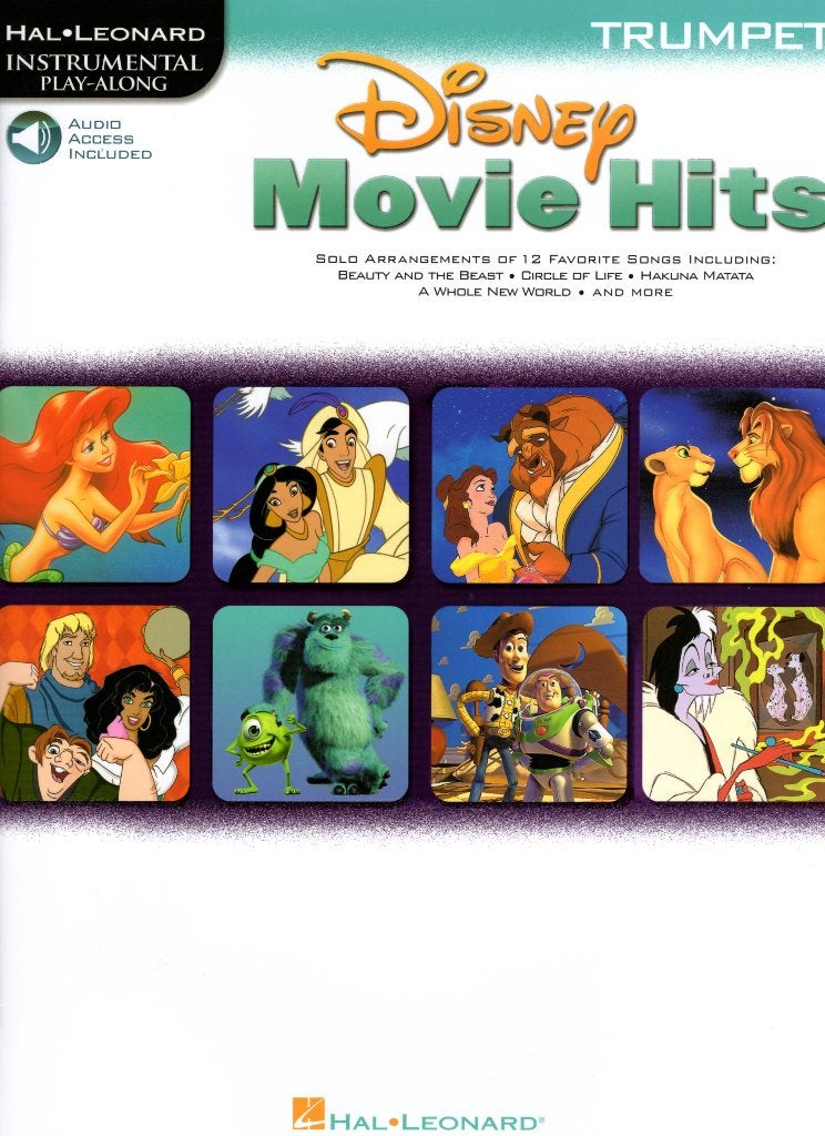 Disney Movie hits voor trompet geleverd met Audio CD, Overige soorten, Ophalen of Verzenden, Zo goed als nieuw, Trompet