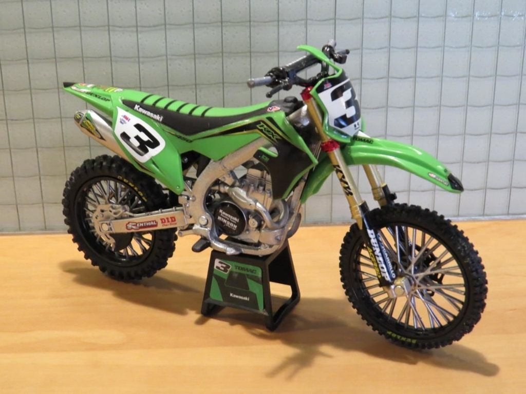 Eli Tomac #3 Kawasaki KX450F 2019 1:12, Pirmasens, Nieuw, Ophalen of Verzenden, 1:9 t/m 1:12