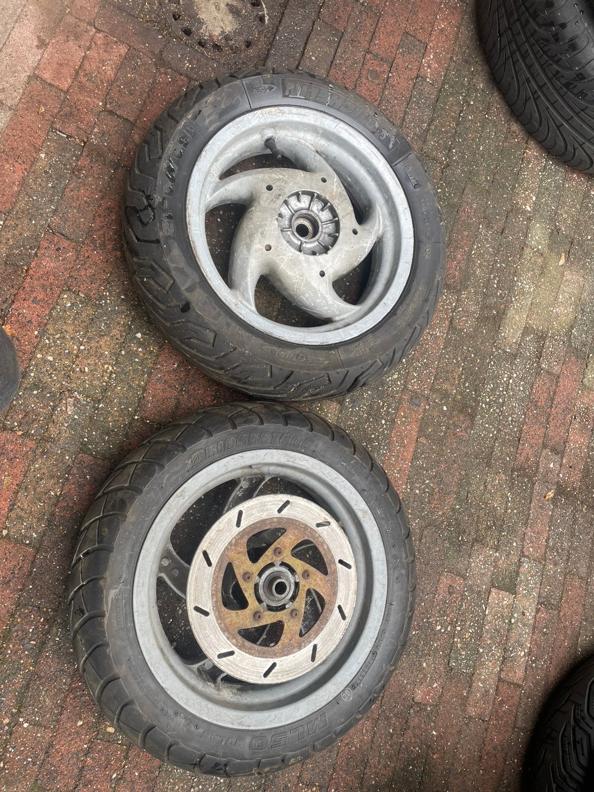 gilera runner 125cc / 180cc single disk velgenset, Ophalen