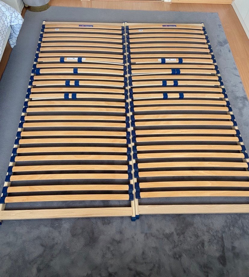 Twee lattenbodem van 80x200, Tweepersoons, Ophalen of Verzenden, Zo goed als nieuw, 200 cm