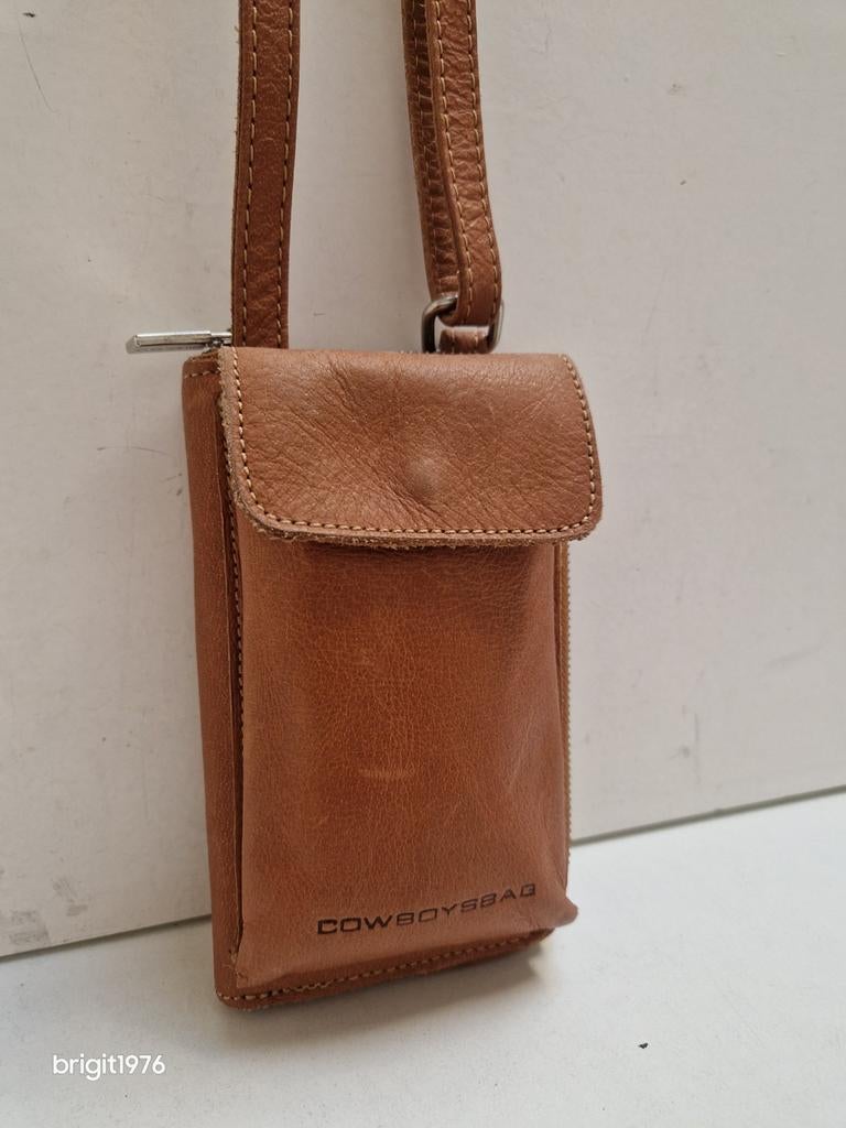 Gereserveerd. Cowboysbag Beurs/Portemonnee/Tasje - Bruin, Overige merken, Gebruikt, Bruin, Ophalen of Verzenden