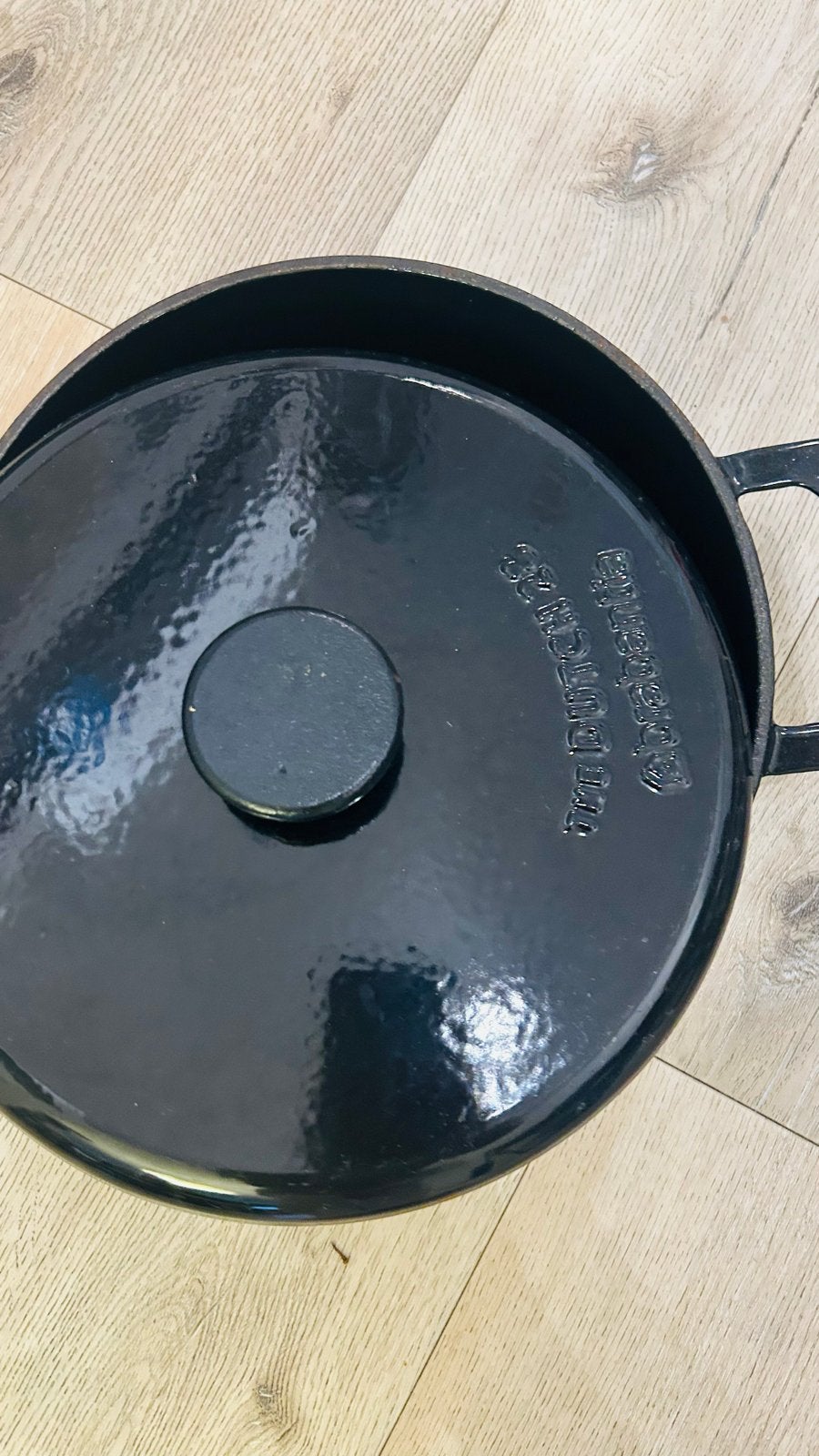 The Dutch 28 Brabantia Gietijzeren Braadpan, Ophalen, Gebruikt, Met deksel, Braadpan