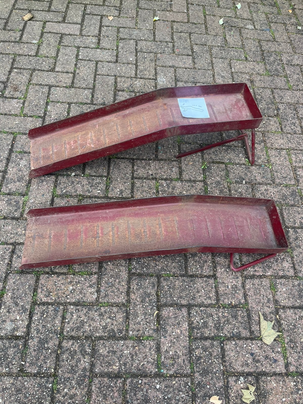 Oprij steunen., Ophalen, Gebruikt