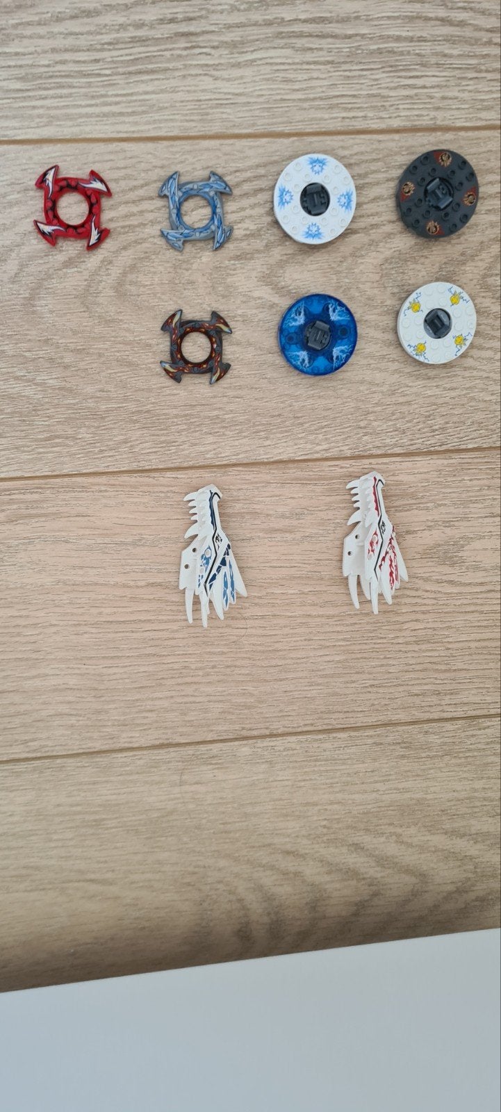 Ninjago spinners + 2 Draken koppen