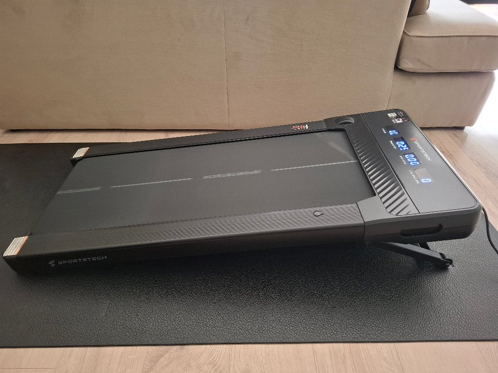 Loopband + beschermingsmat (Sportstech sPad500 met helling)