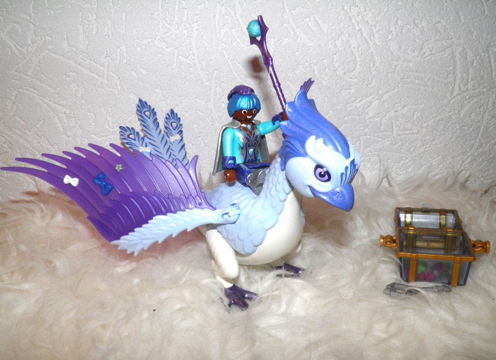 Playmobil Fantasy IJsvogel met Elf en Schatkist, Complete set, Fantasy, Overige typen, Ophalen of Verzenden