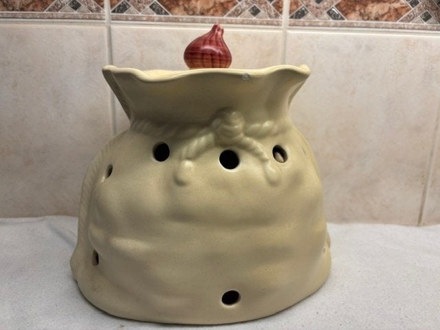 Uien Pot Zak, Antiek en Kunst, Curiosa en Brocante, Ophalen of Verzenden