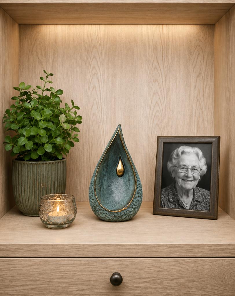 TRAAN / MINI URN /grafdecoratie / voor mens en dier, Nieuw, Info@huisentuindecoratiemarie.nl, Huis en tuin decoratie marie, Peize