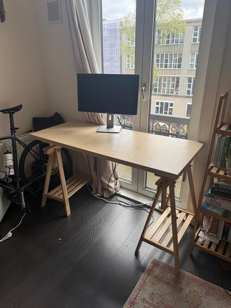 Mittcirkel plank 140x60cm, Doe-het-zelf en Verbouw, Hout en Planken, Ophalen, Minder dan 25 mm, Zo goed als nieuw, Plank