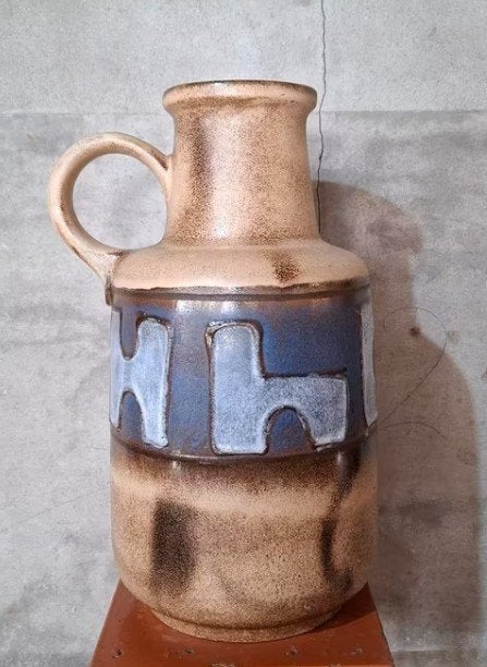 Oude vintage retro vaas west germany scheurich 408 40, Verzamelen, Ophalen of Verzenden, Huis en Inrichting