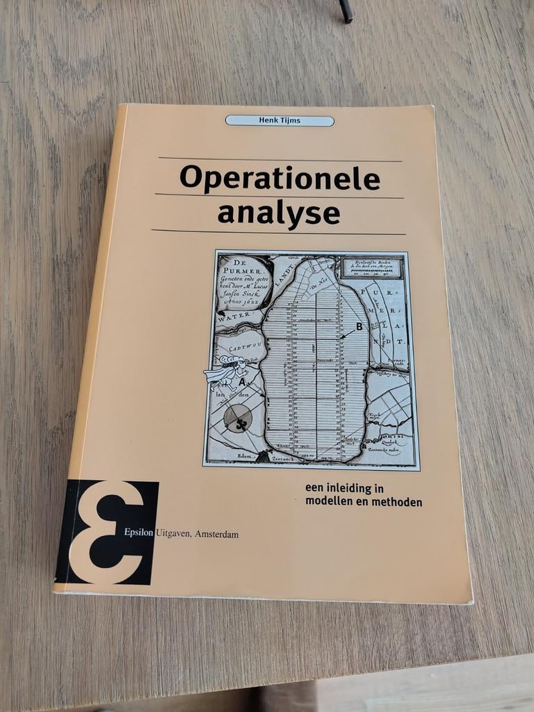 Operationele analyse - Henk Tijms (Epsilon Uitgaven), Ophalen