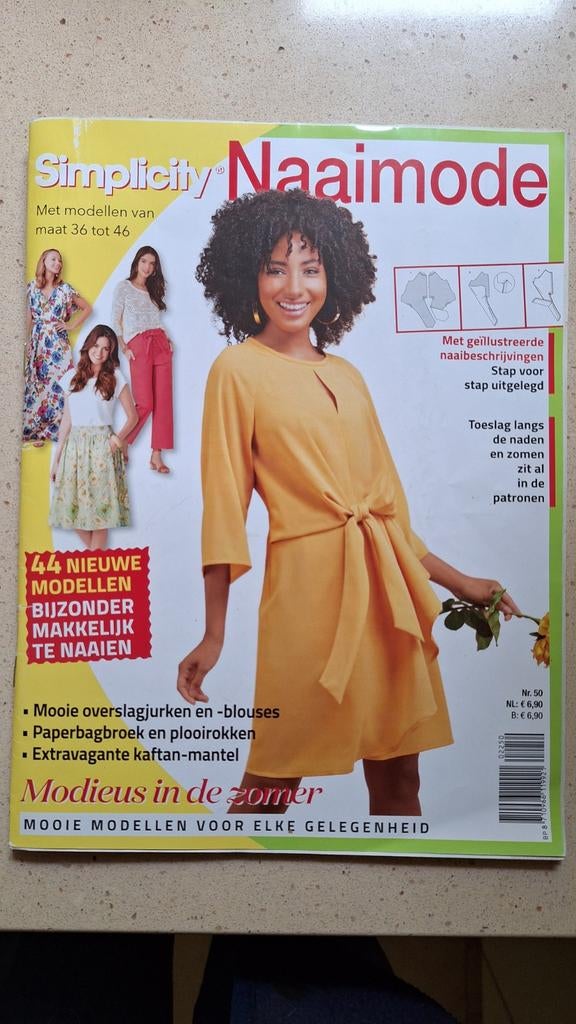 Simplicity naaimode, Hobby en Vrije tijd, Kledingpatronen, Ophalen of Verzenden, Vrouw, Overige merken
