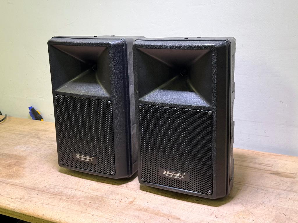 Omnitronic KB-208 speaker luidspreker set, Overige merken, Gebruikt, Overige typen, Ophalen of Verzenden