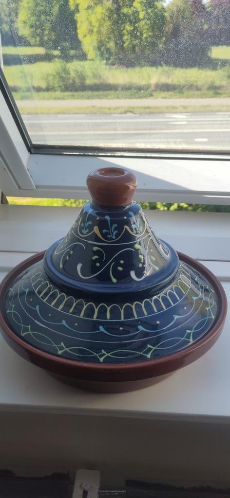 Mooie Tajine 27 cm ongebruikt, Ophalen, Nieuw, Steen/keramiek, Overige merken