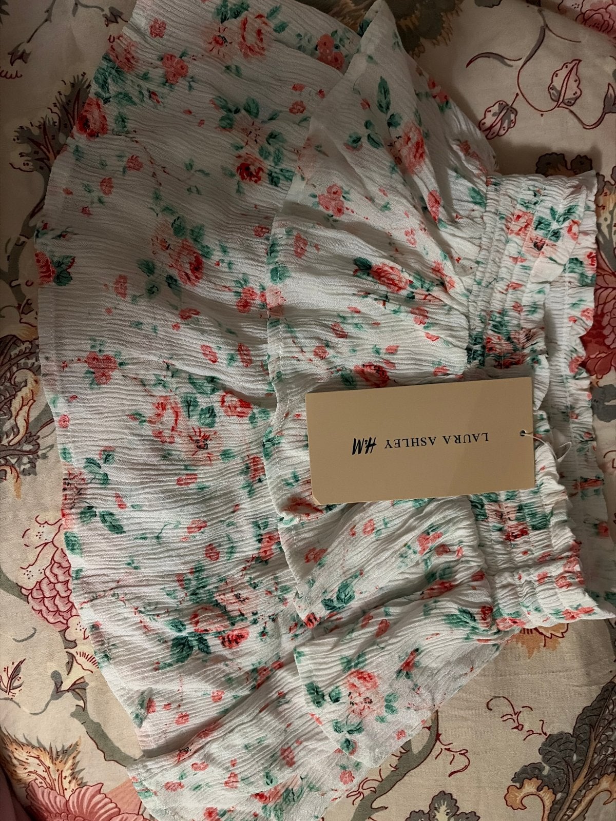 Nieuw Laura Ashley H&M bloemenprint rokje en shirt maat 92, Ophalen of Verzenden, Nieuw, Meisje, Jurk of Rok