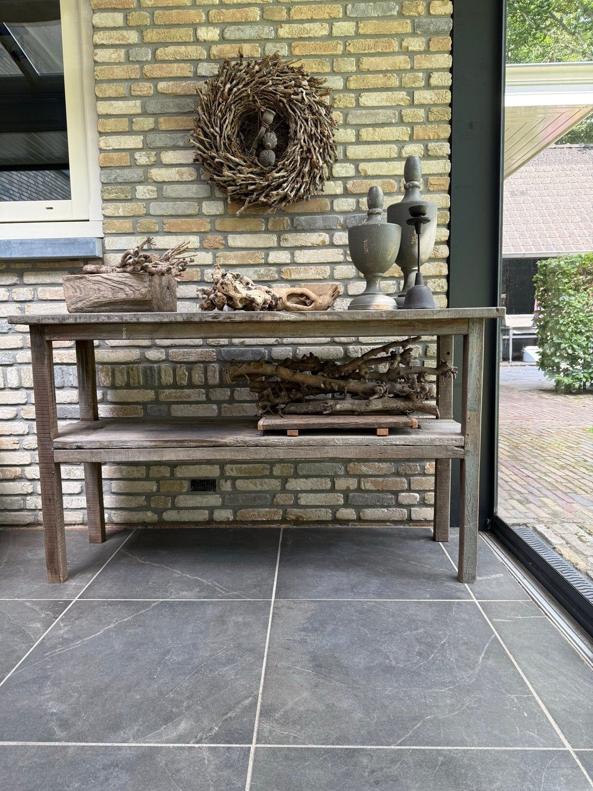 Hoffz sidetable, Huis en Inrichting, Tafels | Eettafels, Ophalen, Gebruikt, 100 tot 150 cm, Landelijk sober