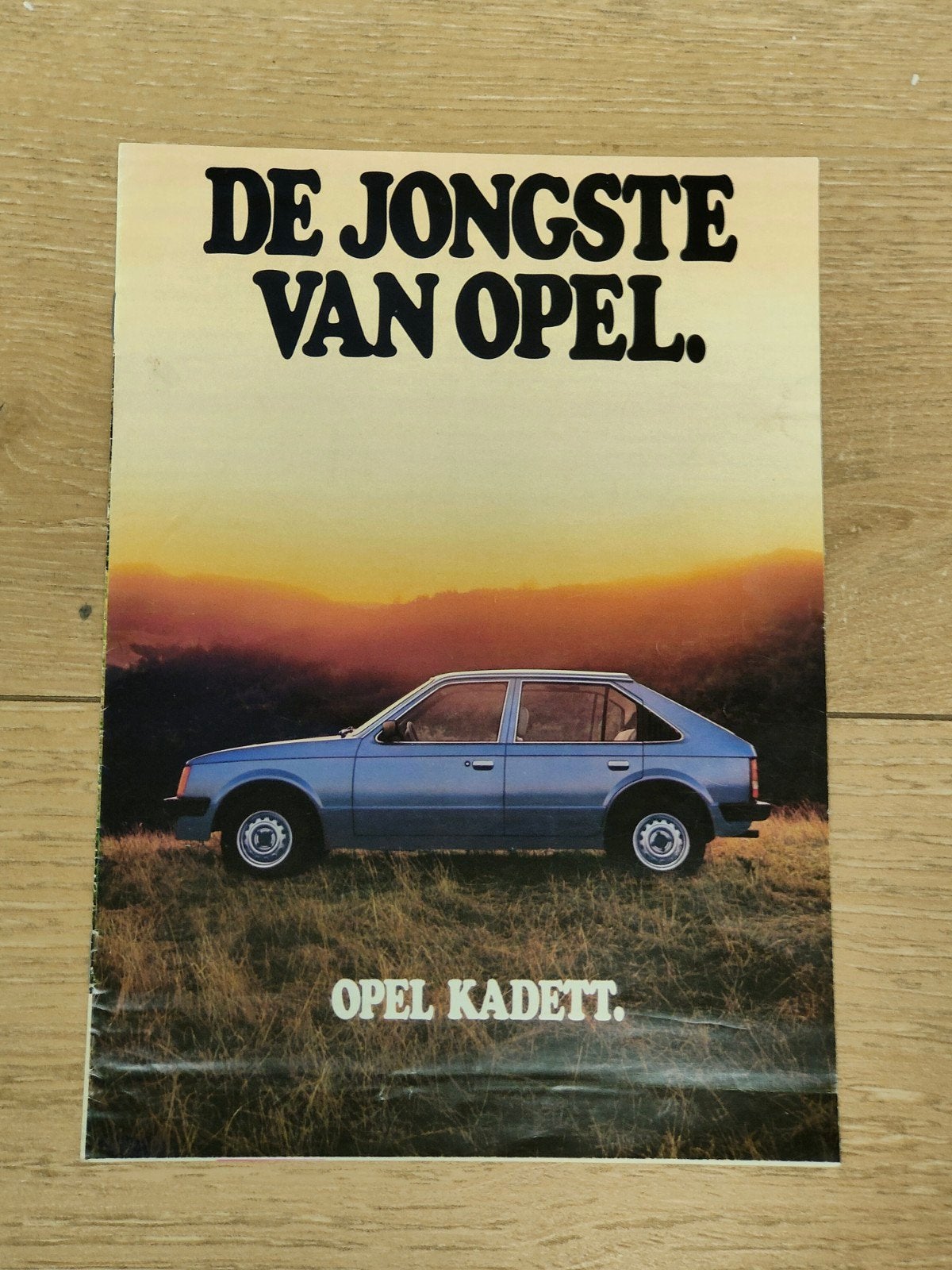 Autofolder Opel Kadett D, Ophalen of Verzenden, Zo goed als nieuw, Opel