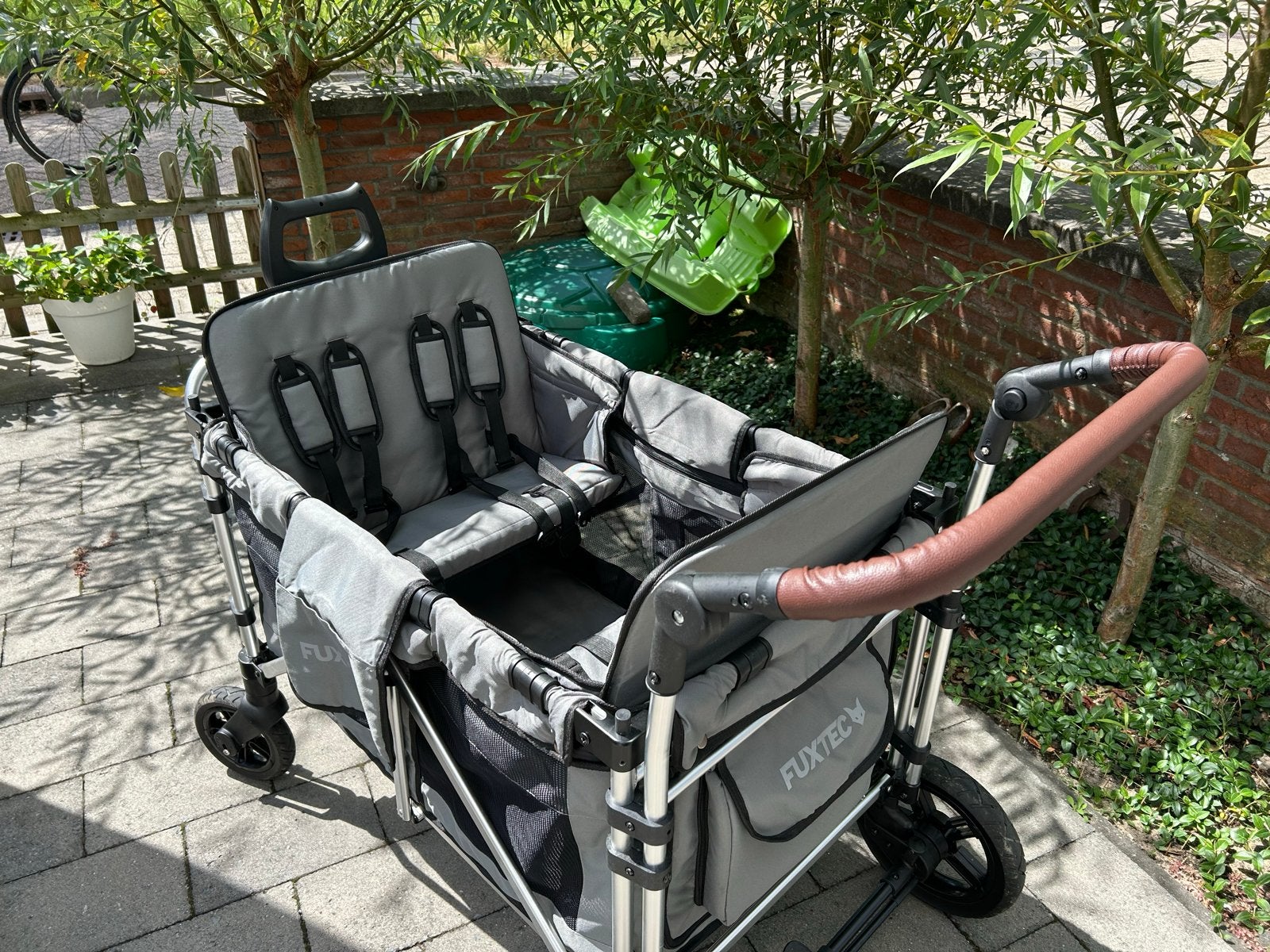 Fuxtec CTXL-900 bolderkar, Verstelbare duwstang, Zo goed als nieuw, Ophalen, Kinderwagen