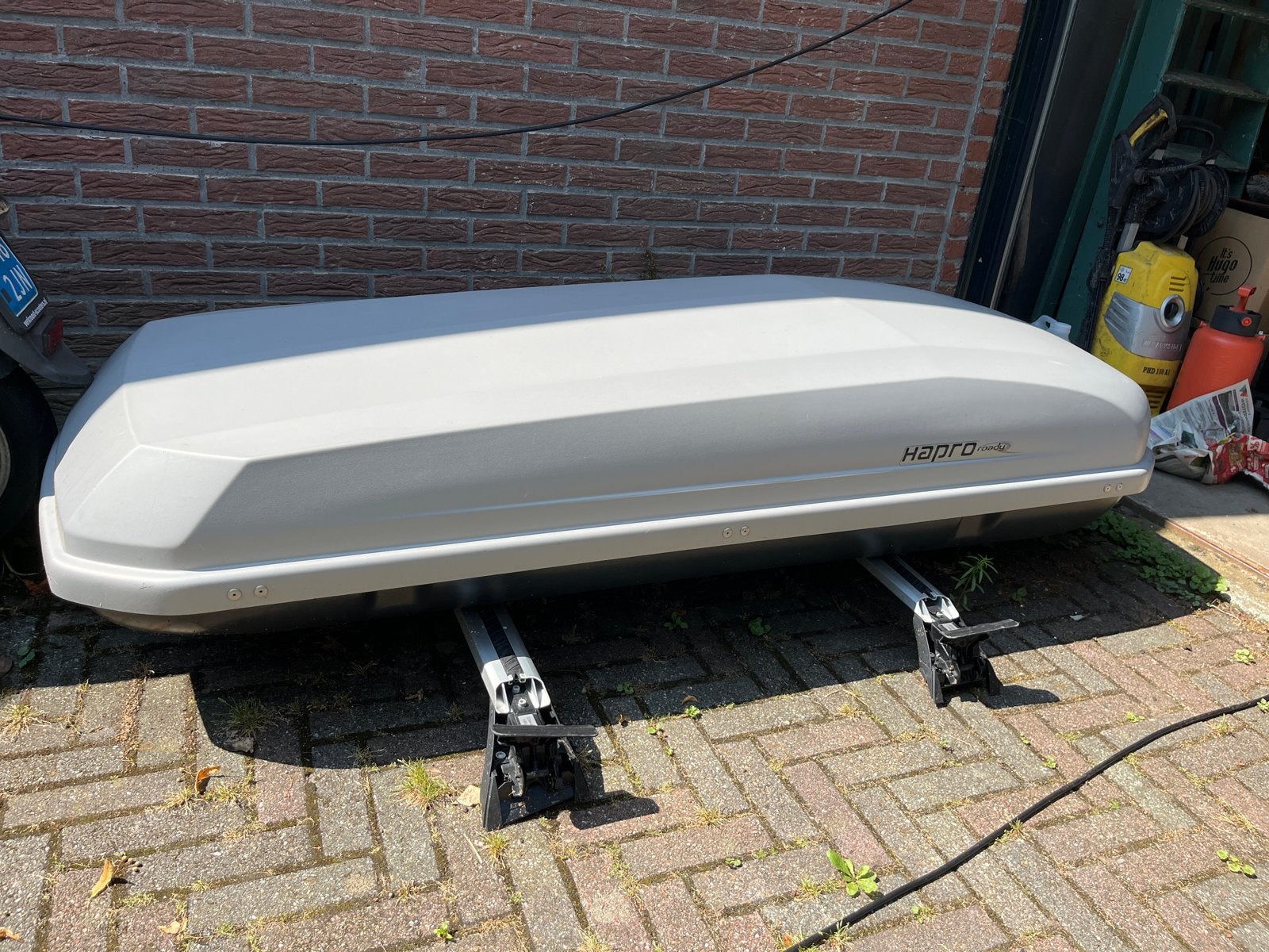 Dakkoffer Hapro Roady - Ruime en betrouwbare bagagebox, Auto diversen, Dakkoffers, Ophalen, Gebruikt