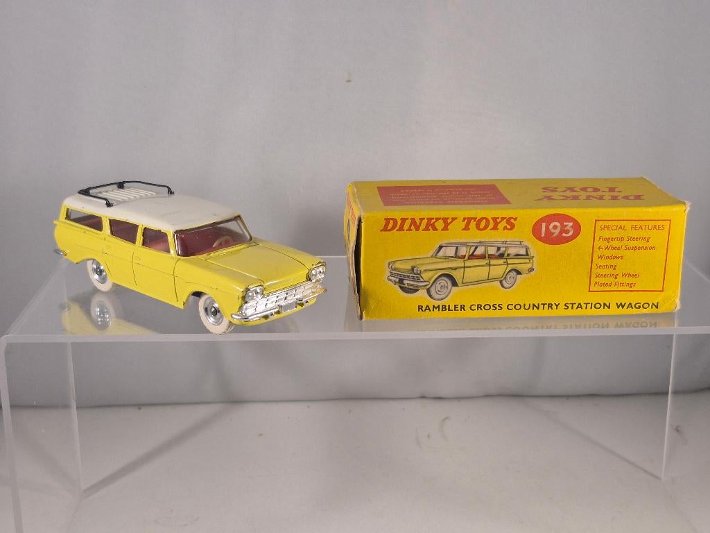Dinky-Toys Rambler Cross Country Station Wagon 193, Hobby en Vrije tijd, Modelauto's | 1:43, Ophalen of Verzenden, Gebruikt, Auto