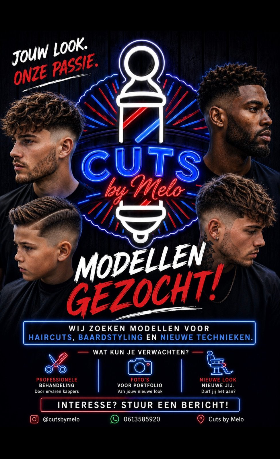 Modellen gezocht barber zoetermeer, Eén persoon