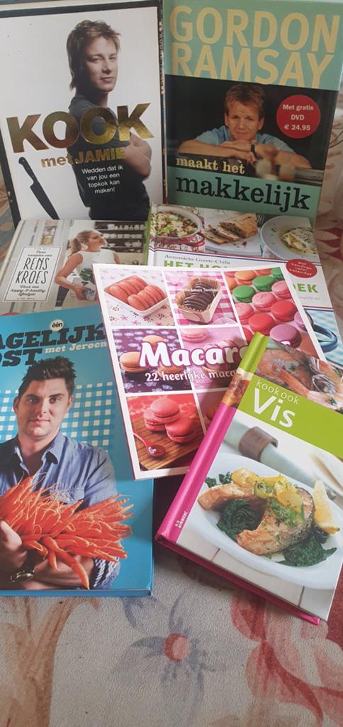 Diverse Kookboeken: Jamie Oliver, Gordon Ramsay & meer, Hoofdgerechten, Jamie Oliver, Gordon Ramsay, Rens Kroes, Jeroen Meus, Europa
